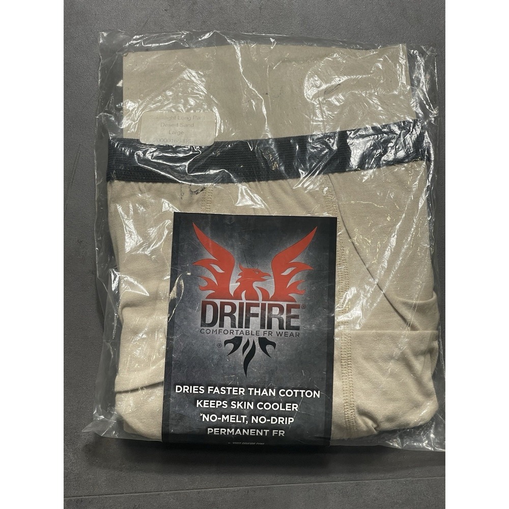 DriFire Silkweight Long Pants,‎ Desert Sand, Large F-157